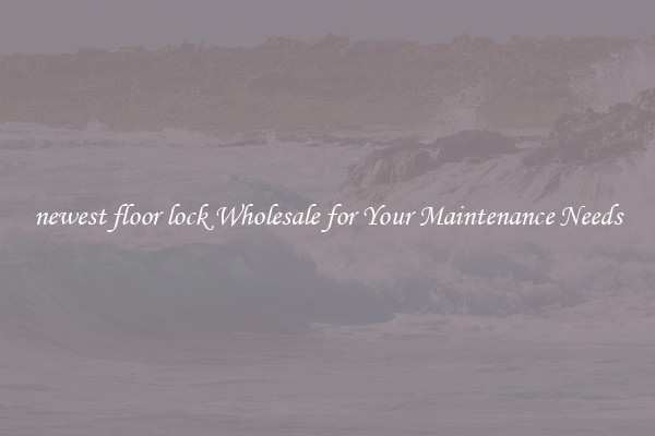 newest floor lock Wholesale for Your Maintenance Needs