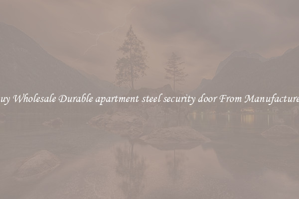 Buy Wholesale Durable apartment steel security door From Manufacturers