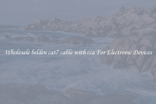 Wholesale belden cat7 cable with cca For Electronic Devices