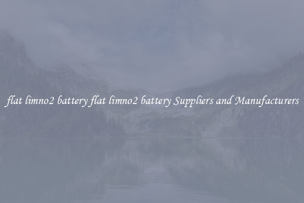 flat limno2 battery flat limno2 battery Suppliers and Manufacturers