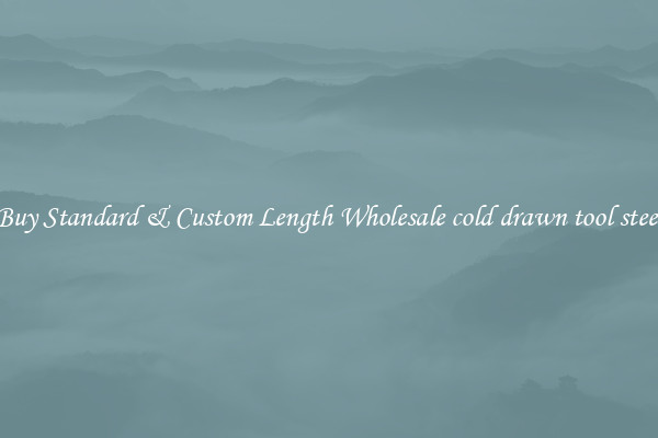 Buy Standard & Custom Length Wholesale cold drawn tool steel