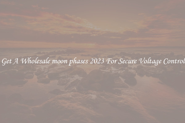 Get A Wholesale moon phases 2023 For Secure Voltage Control