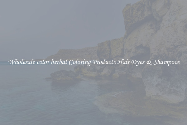 Wholesale color herbal Coloring Products Hair Dyes & Shampoos