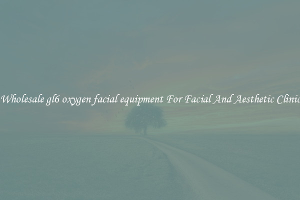 Buy Wholesale gl6 oxygen facial equipment For Facial And Aesthetic Clinic Use